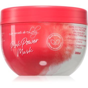 Les Secrets De Loly Pink Power Mask masca regeneratoare pentru par ondulat si cret