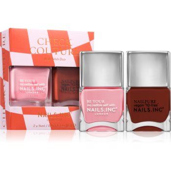 Nails Inc. Check Couture set de lacuri de unghii