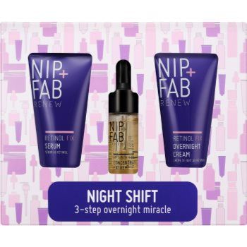 NIP+FAB Retinol Fix Night Shift set pentru îngrijirea tenului cu retinol