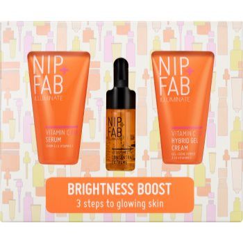 NIP+FAB Vitamin C Fix Brightness Boost set pentru îngrijirea tenului (cu vitamina C)