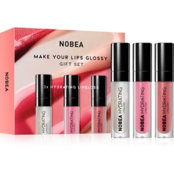 NOBEA Beauty Pleasure NOBEA Make Your Lips Glossy Gift Set make-up set (pentru femei)