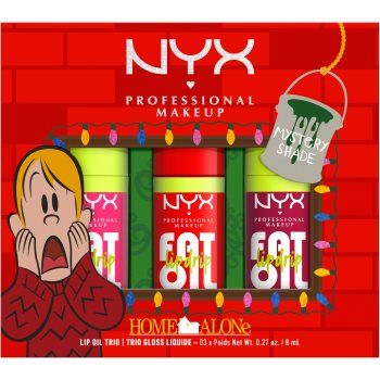 NYX Professional Makeup Home Alone Fat Oil Trio set cadou 01 (de buze) culoare