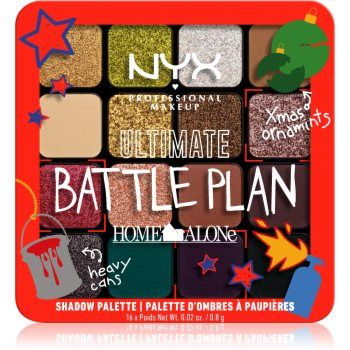 NYX Professional Makeup Home Alone Ultimate Battle Plan paletă cu farduri de ochi