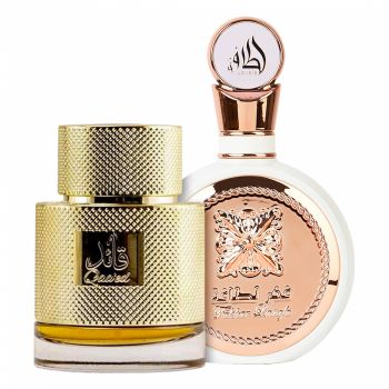 Pachet 2 parfumuri Qaaed 100 ml si Fakhar Women 100 ml