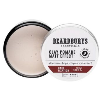 Pomada pentru par cu efect mat (fixare puternica) Beardburys Essentials, 100 ml