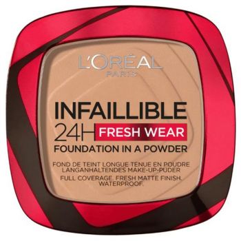 Pudra Compacta - L'Oreal Paris Infaillible 24H Fresh Wear Foundation In A Powder, nuanta 220 Sand, 9 g