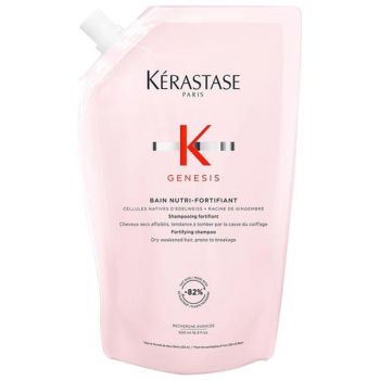 Rezerva Sampon Revitalizant si Hidratant Anti-Cadere - Kerastase Genesis Bain Nutri-Fortifiant Shampoo Refill, 500 ml