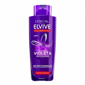 Sampon pentru Neutralizarea Tonurilor de Galben - L'Oreal Paris Elvive Color Vive Champu Violeta Matizador, 200 ml