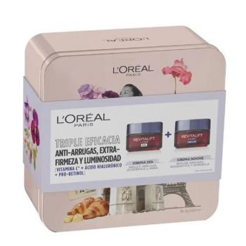 Set Cadou L’Oréal Paris Revitalift Laser: Crema de Zi Antirid L'Oreal Paris, 50 ml + Crema de Noapte Antirid L'Oreal Paris, 50 ml, 1 buc