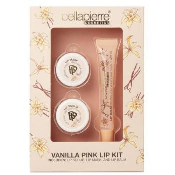 Set ingrijire buze Bellapierre, Vanilla Pink