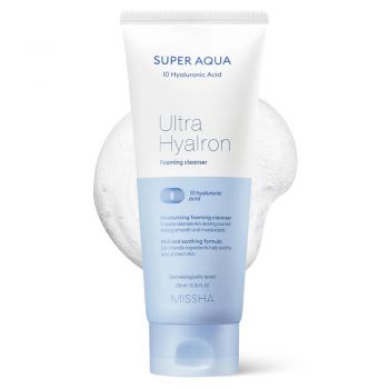 Spuma de curatare Missha Super Aqua Ultra Hyaluron Cleansing Foam