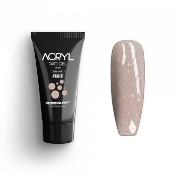 Acryl Pro Gel 2M Shimmer Light Nude - 15g