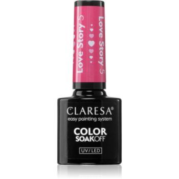 Claresa SoakOff UV/LED Color Love Story lac de unghii sub forma de gel