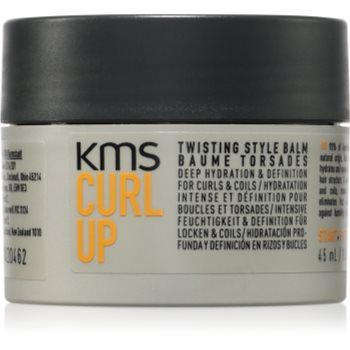 KMS Curl Up Twisting Style Balm crema styling pentru par ondulat si cret