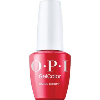 Lac de Unghii Semipermanent Vegan si Hema-Free - OPI Gel Color, nuanta Cajun Shrimp™, 15 ml