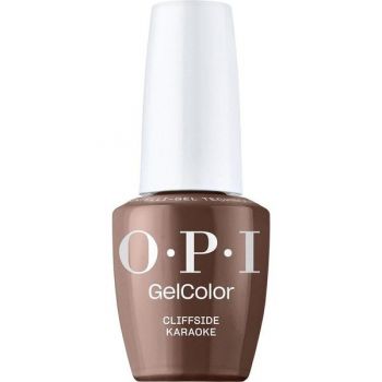 Lac de Unghii Semipermanent Vegan si Hema-Free - OPI Gel Color, nuanta Cliffside Karaoke, 15 ml