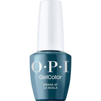 Lac de Unghii Semipermanent Vegan si Hema-Free - OPI Gel Color, nuanta Drama at La Scala, 15 ml