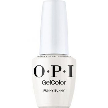 Lac de Unghii Semipermanent Vegan si Hema-Free - OPI Gel Color, nuanta Funny Bunny™, 15 ml