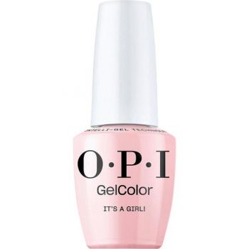 Lac de Unghii Semipermanent Vegan si Hema-Free - OPI Gel Color, nuanta It's a Girl!, 15 ml