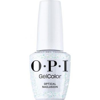 Lac de Unghii Semipermanent Vegan si Hema-Free - OPI Gel Color, nuanta Optical Nailusion, 15 ml