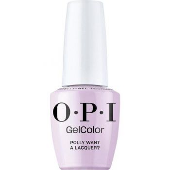 Lac de Unghii Semipermanent Vegan si Hema-Free - OPI Gel Color, nuanta Polly Want a Lacquer?, 15 ml