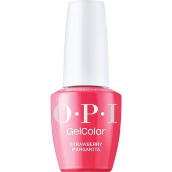 Lac de Unghii Semipermanent Vegan si Hema-Free - OPI Gel Color, nuanta Strawberry Margarita, 15 ml