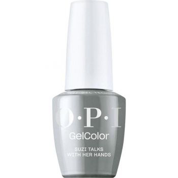 Lac de Unghii Semipermanent Vegan si Hema-Free - OPI Gel Color, nuanta Suzi Talks with Her Hands, 15 ml