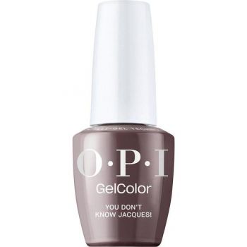 Lac de Unghii Semipermanent Vegan si Hema-Free - OPI Gel Color, nuanta You Don't Know Jacques!, 15 ml