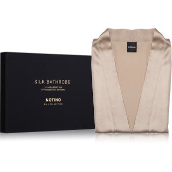 Notino Silk Collection Silk Bathrobe nuci