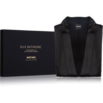 Notino Silk Collection Silk Bathrobe nuci