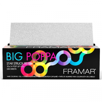 Set folii aluminiu Framar Big Poppa XL pretaiate pentru suvite 35.5x25cm 250buc