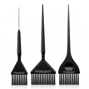 Set pensule pentru vopsea de par Farmar Family Pack Brush 3 buc