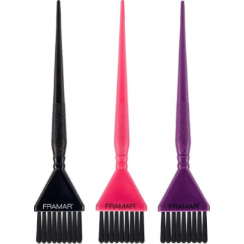 Set pensule pentru vopsea de par Farmar Triple Threat Color Brush 3 buc