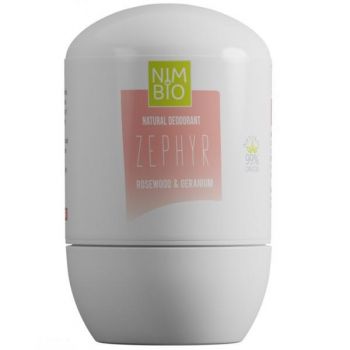 SHORT LIFE - Deodorant Natural pentru Femei - Nimbio Deo Zephyr Rosewood & Geranium, 50ml