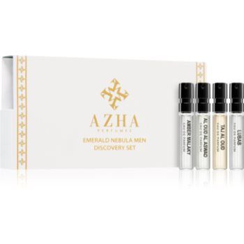 AZHA Perfumes Emerald Nebula Men Discovery Set set pentru bărbați