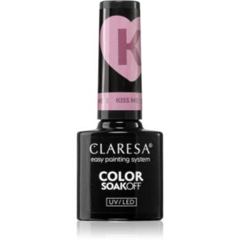 Claresa SoakOff UV/LED Color Kiss Me lac de unghii sub forma de gel