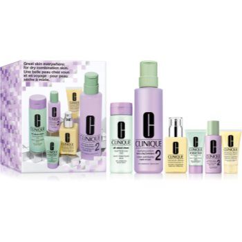 Clinique Skincare Set 3-Step Skincare Set For Dry Skin set cadou pentru tenul uscat