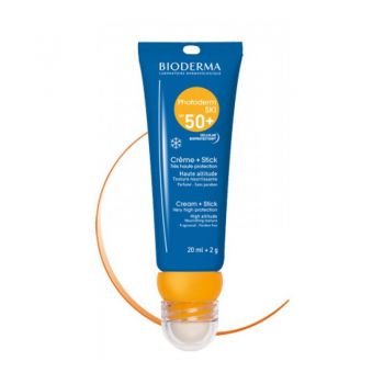 Crema cu protectie solara Bioderma Photoderm Duo SPF 50+ (Concentratie: Spray, Gramaj: 20 ml)