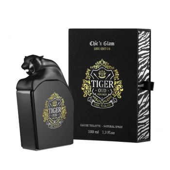 Parfum Chic  n Glam Tiger Oud, apa de toaleta 100ml, barbati