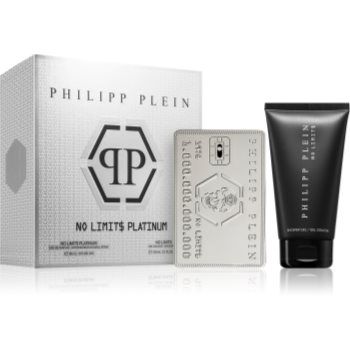 Philipp Plein No Limit$ Platinum set cadou pentru bărbați