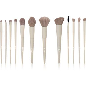 So Eco Flawless 12 Piece Brush Set Complexion Sponge set perii machiaj