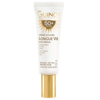 Crema de fata Guinot Longue Vie Soleil cu protectie solara SPF50+, 50 ml