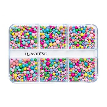 Decoratiune Nail Art LUXORISE, Rainbow Bubbles