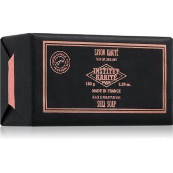 Institut Karité Paris Black Leather Shea Soap săpun de lux unt de shea