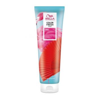 Masca de Par Nuantatoare pentru Par Blond - Wella Professionals Color Fresh Mask Pink, 150 ml