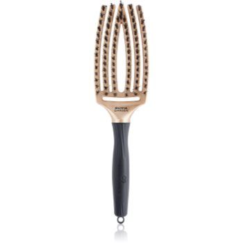 Olivia Garden Fingerbrush Trinity perie de tip paletă