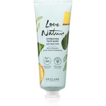 Oriflame Love Nature Organic Aloe Vera & Pineapple masca faciala hidratanta