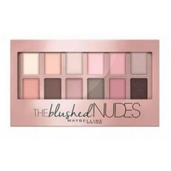 Paleta fard de pleoape, Maybelline New York, The Blushed Nudes, 9.6 g