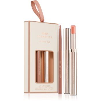 SOSU Cosmetics Lip Luxe Duo set cadou de buze culoare Nude