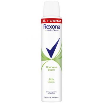 Deodorant Antiperspirant Spray pentru Femei cu Aloe Vera - Rexona MotionSense Aloe Vera 48h, 200 ml